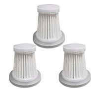 Donkivvy Lot de 3 filtres de rechange HEPA lavables pour mini aspirateur à main sans fil de voiture