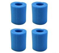Donkivvy Lot de 4 éponges filtrantes pour piscine Intex Type II 58094