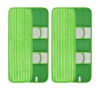 Donkivvy Lot de 4 tampons en microfibre réutilisables pour balai pour Swiffer Sweeper XL, tampons plats de rechange pour sols humides et secs