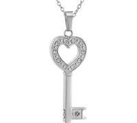 Donley - Collier de cendres - Collier d'urne - Collier de crémation - Collier commémoratif - Urne - Cœur - Animaux - Collier pour cendres - Collier commémoratif - Collier pour défunt - Collier pour ce