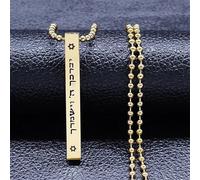 Donley - Collier Mezuzah juif - Collier étoile de David juif - Hexagramme juif - Colliers Israël - Collier Mezuzah - Amulette religion - Collier bijoux - Étoile de David - Collier Mezuzah - Or