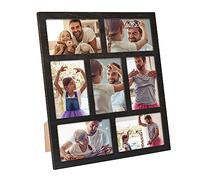 Donmills Cadre photo de 10,2 x 15,2 cm - 7 ouvertures pour collage photo - Décoration murale pour support de table et cadre de montage mural - Ensemble de collage pour décoration d'intérieur, cadeaux