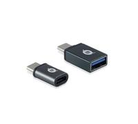 DONN04G changeur de genre de câble USB 3.1 Gen 1 Type-C, USB 2.0 Type-C USB 3.1 Gen 1 Type-A, USB 2.0 Micro Noir