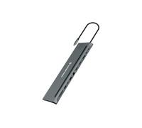 Conceptronic DONN17G station d'accueil Avec fil USB 3.2 Gen 1 (3.1 Gen 1) Type-C Gris