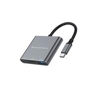 DONN18G station d'accueil Avec fil USB 3.2 Gen 1 (3.1 Gen 1) Type-C Gris