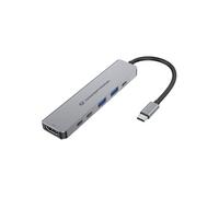 DONN33G station d'accueil Avec fil USB 3.2 Gen 1 (3.1 Gen 1) Type-C Argent