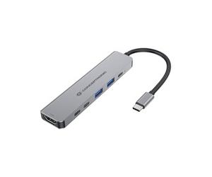 DONN33G station d'accueil Avec fil USB 3.2 Gen 1 (3.1 Gen 1) Type-C Argent