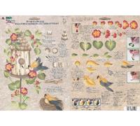 Donna Dewberry Onestroke Réutilisables Instruction Guide : 1140 Birdhouse adapte