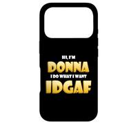 Donna Joke IDGAF Meme Funny Halloween Costume for Donnas Coque pour iPhone 17 Pro