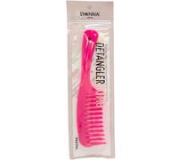 DONNA Peigne démêlant double rangée - Peigne démêlant à dents larges avec poignée ergonomique - Durable, plastique antistatique pour cheveux humides et secs, bouclés, épais et fins (rose)