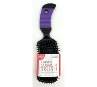 DONNA Petite brosse à coussin métallique pour cheveux bouclés, brosse à cheveux pour séparer, démêler, façonner et définir les cheveux mouillés, épais ou bouclés, glisse à travers les nœuds avec
