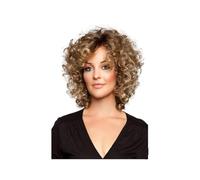 Donne Capelli 12 pouces femmes synthétiques mélangées blondes brunes courtes perruques bouclées perruques de cheveux perruque de cheveux for les femmes Extensions de cheveux