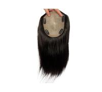 Donne Capelli 13x15 cm Base en soie Mince Topper for Femmes 100% Cheveux Humains Morceau for Femmes Clip In Topper Fait Main Toppee Hair System 16 pouces Extensions de cheveux