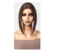 Donne Capelli Base en dentelle mono 8 x 12 cm, postiches de 25 cm, clips for cheveux fins for femmes Extensions de cheveux(Brown)
