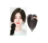 Donne Capelli Franges fines en cheveux humains avec clips et branches, postiches courbés for un usage quotidien Extensions de cheveux(Mocha Brown)
