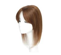 Donne Capelli Postiche for femme, postiche à base de dentelle, postiche brésilien raide, extensions de cheveux à clipser en une seule pièce for cheveux clairsemés Extensions de cheveux(Light Brown,35
