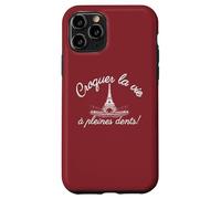 Donne en français « Live Life to Fullest » Tour Eiffel Paris France Coque pour iPhone 11 Pro
