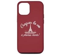 Donne en français « Live Life to Fullest » Tour Eiffel Paris France Coque pour iPhone 12/12 Pro