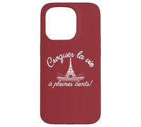 Donne en français « Live Life to Fullest » Tour Eiffel Paris France Coque pour iPhone 15 Pro