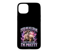 Donne-Moi de la crème glacée et dis-Moi Que Je suis Une Jolie Loutre Coque pour iPhone 15 Plus