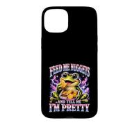 Donne-Moi des pépites et dis-Moi Que Je suis Une Jolie Grenouille Coque pour iPhone 15 Plus