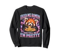 Donne-Moi des Ramen et dis-Moi Que Je suis Un Joli Panda Roux Sweatshirt