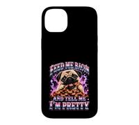 Donne-Moi du Bacon et dis-Moi Que Je suis Pretty Pug Funny Coque pour iPhone 14 Plus