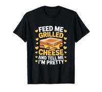 Donne-moi du fromage grillé Tell Me Funny Sandwich Lover T-Shirt