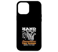 Donne-Moi Mon Saxophone Queen Jazz Jazz Saxophonist Coque pour iPhone 12 Pro Max