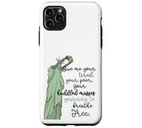 Donne-Moi tes Masses blotties fatiguées Statue de la Liberté, Femmes Coque pour iPhone 11 Pro Max
