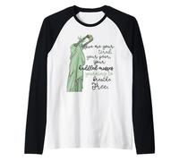 Donne-Moi tes Masses blotties fatiguées Statue de la Liberté, Femmes Manche Raglan