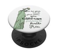 Donne-Moi tes Masses blotties fatiguées Statue de la Liberté, Femmes PopSockets PopGrip Adhésif