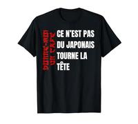 Donne Moi Un Café Japonais Cadeau Humour Homme T-Shirt, Homme, Noir, 6XL