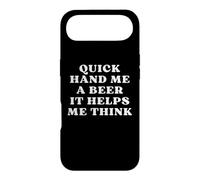 Donne-Moi Une bière, ça m'aide à Penser à Une soirée de Trivia Game Coque pour iPhone Air
