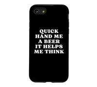 Donne-Moi Une bière, ça m'aide à Penser à Une soirée de Trivia Game Coque pour iPhone SE (2020) / 7/8