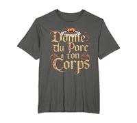 Donne Porc Ton Corps Cadeau Medieval Humour Viande Boucherie T-Shirt