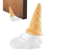 Données Drôles Stops Wall Protectors - Stopper Décoratif En Caoutchouc, Bloc De Coin Créatif | Portes De Porte De Style Glacée À La Banane Pour Les Portes En Bois Au Fond De La Protection Du Sol, Bouc