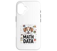 Données mathématiques drôles Statistiques Nerd Amoureux des Chiens Coque pour iPhone 16