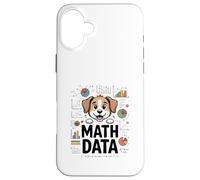 Données mathématiques drôles Statistiques Nerd Amoureux des Chiens Coque pour iPhone 16 Plus