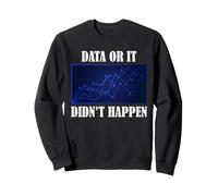 Données ou Cela n'a Pas EU Lieu Statistiques d'analyse des données scientifiques Sweatshirt