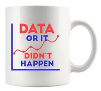 Données Ou Rien Ne S'Est Passé (Analyste De Données Humoristique) Tasses À Thé Mignonne Mug À Café Modernes Tasse Pour Cuisine Bureau Boissons Chaudes 330Ml