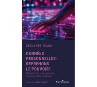 Données personnelles : reprenons le pouvoir ! Réflexions sur la gouvernance citoyenne à l ère numérique - Cécile Petitgand - Hermann - broché - Essai