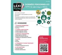 Données personnelles RGPD, loi intormatique et libertés - David Forest - Enrick B. Eds - broché - Etude