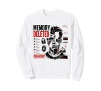 Données supprimées de mémoire corrompues Cyber Glitch Dystopian Art Sweatshirt