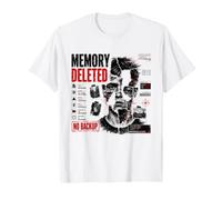 Données supprimées de mémoire corrompues Cyber Glitch Dystopian Art T-Shirt