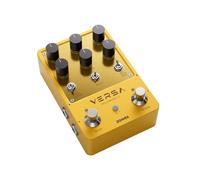 Donner 3 Delay X 3 Reverb Pedal Combos, Digital Stereo Synthesizer for Electric Guitar with Tape Tempo (Yellow Fall Ⅱ-Versa)