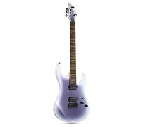 Donner Corps solide guitare électrique, DMT - 100 39 métal guitare électrique kit avec micros H - H, sac, cordes, sangles, câbles, amortisseur de cordes pour les amateurs de Rock (dégradé violet)