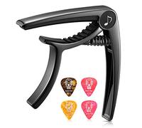 Donner Dc-2 Capodastre pour guitare acoustique et électrique, Noir