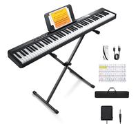 Donner DEP-1 Piano Numérique 88 Touches avec Support, Housse et Pédale