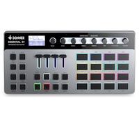 Donner Essential D1 Finger Drum Box et Step Sequence combo, Boast Color Code UI, 12 échantillons de pistes, 16 tableaux de battements RGB, 64 modes de battements prédéfinis, 5 encodeurs sans fin